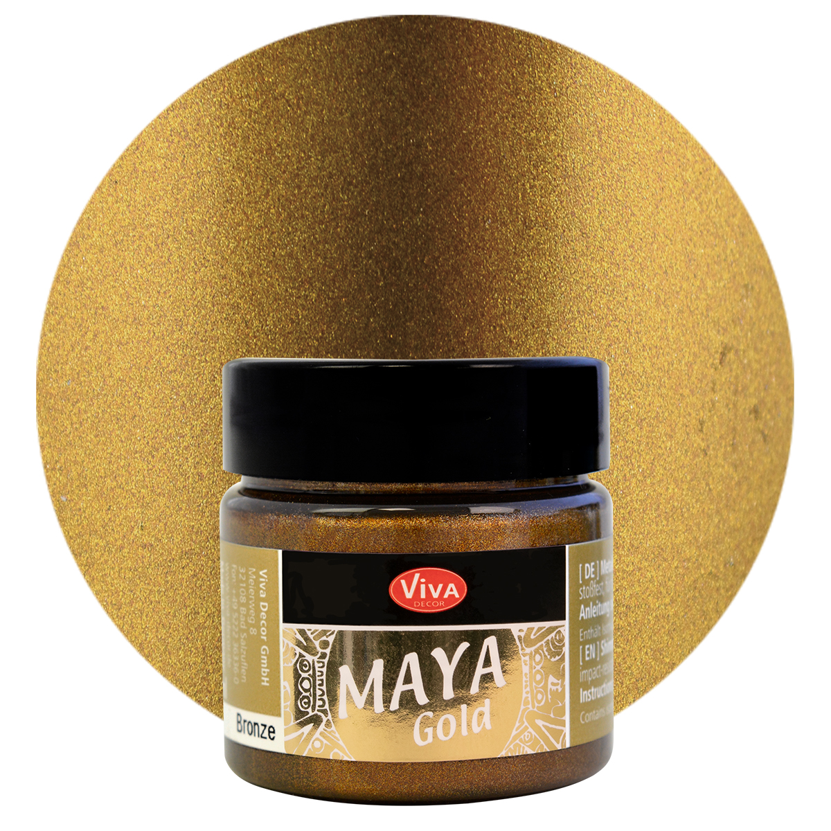  Maya Gold, 45ml  Metallicfarbe 