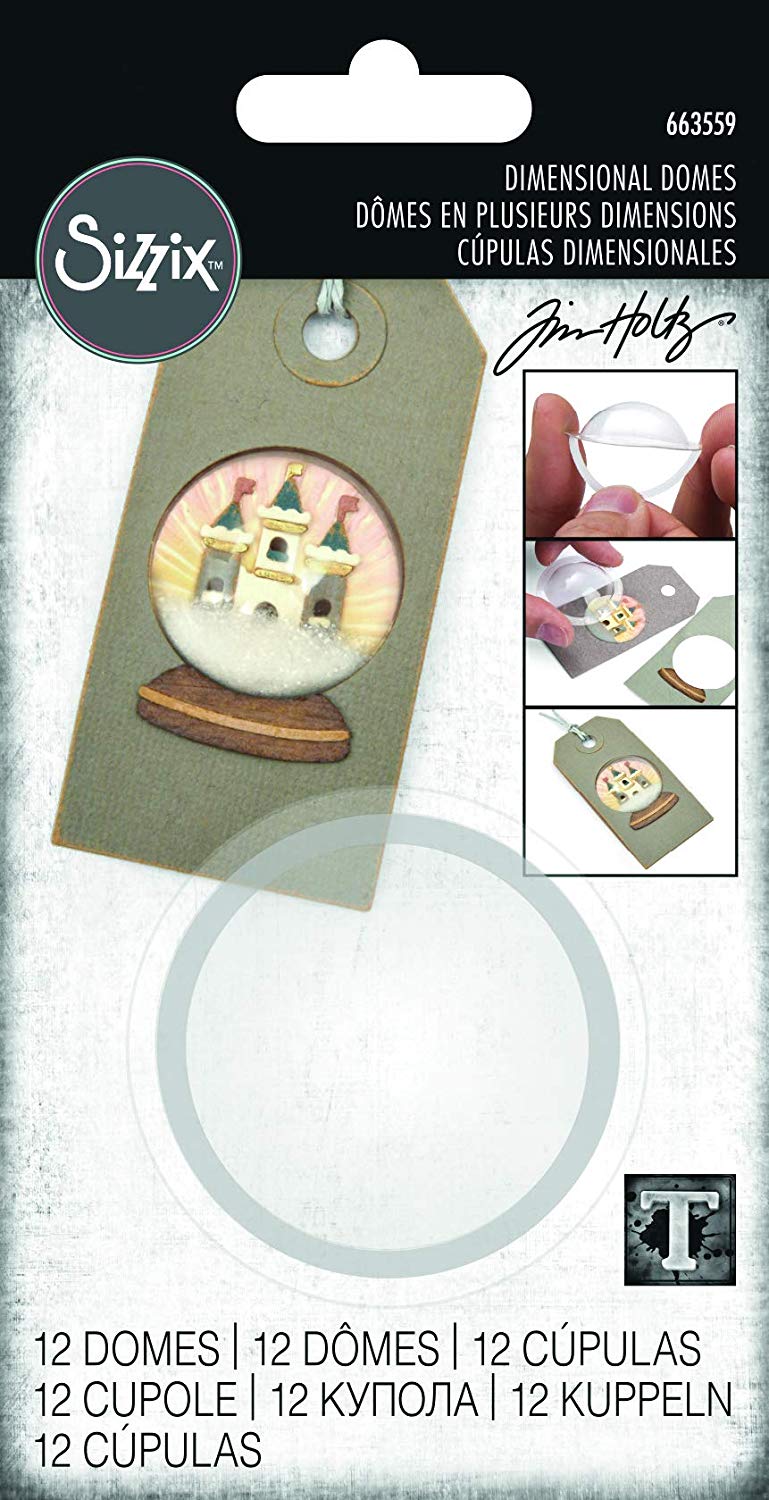 Sizzix Dimensional Domes 12 Stück 