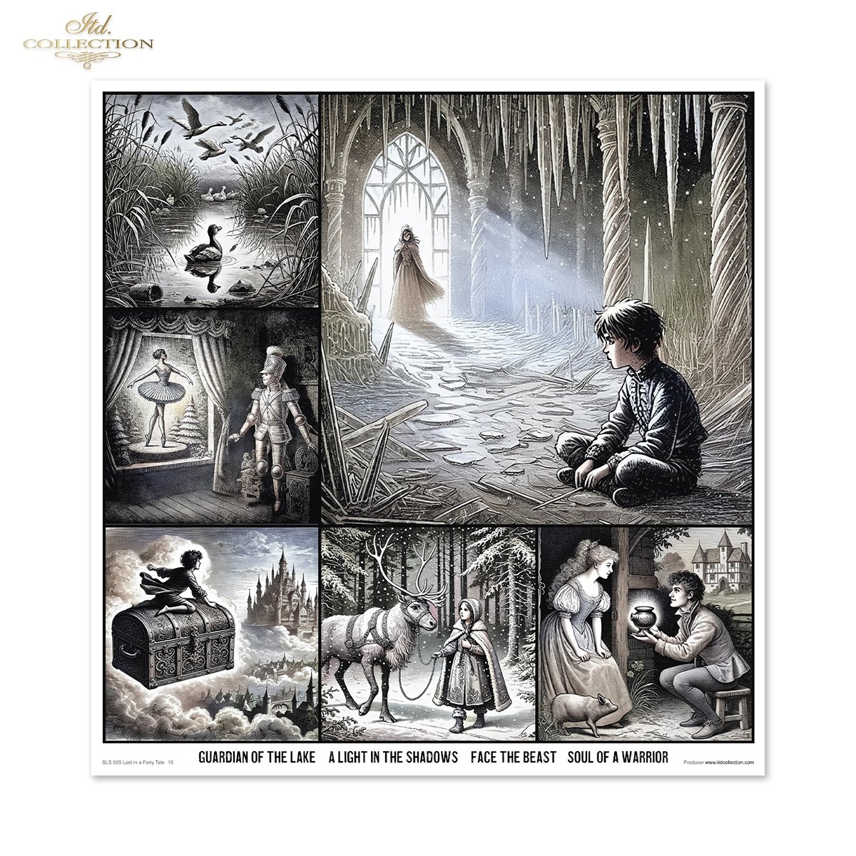 Lost in a Fairy Tale Scrapbooking Papier-Set  200 g/m2 310x320 mm 11 Bögen