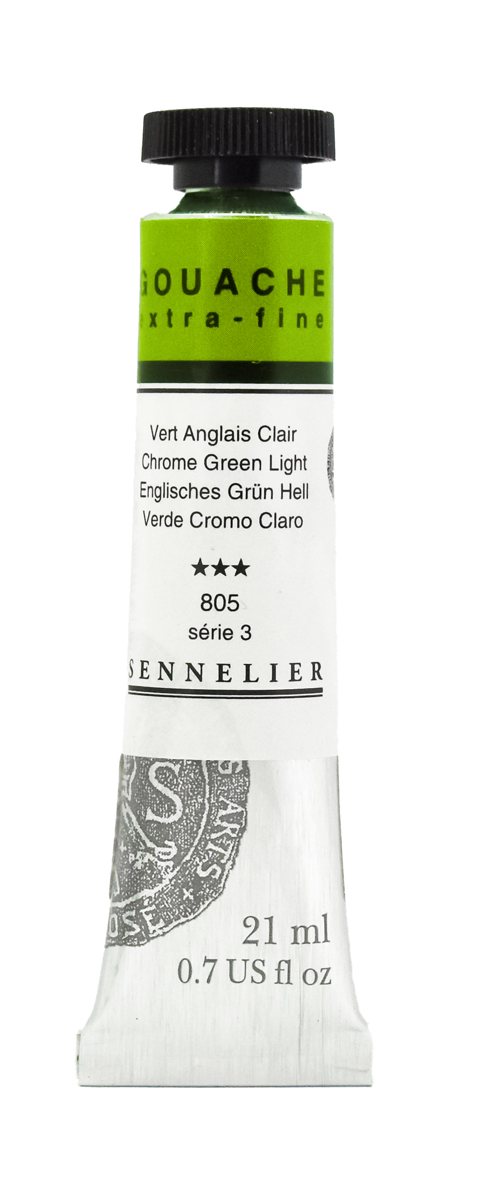 Sennelier Gouache Extra Fine ENGLISCHES GRÜN HELL Künstler-Gouache hochpigmentierte Deckfarbe 21ml