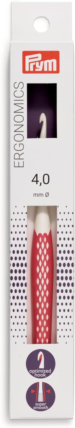 Prym Ergonomics Wollhäkelnadel ergonomisch geformt verschiedene Stärken Prym Ergonomics Wollhäkelnadel ergonomisch geformt verschiedene Stärken