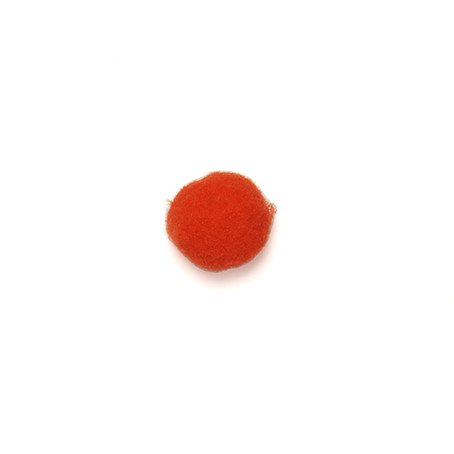 Pompons orange, verschiedene Größen Pompoms Puschel Pompons Plüschball Bommel Plüsch Pompons