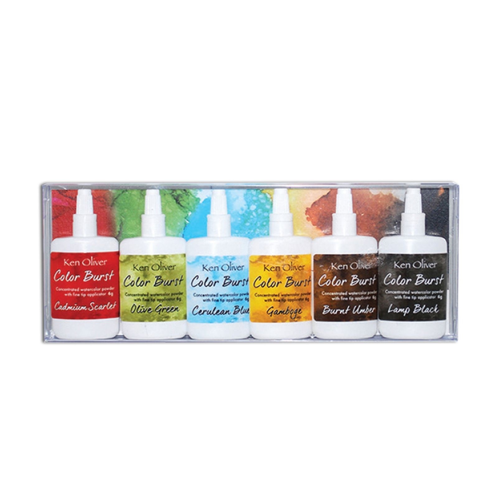 Ken Oliver Color Burst Powder 6 Pack Moroccan Shades Wasserfarbenpulver