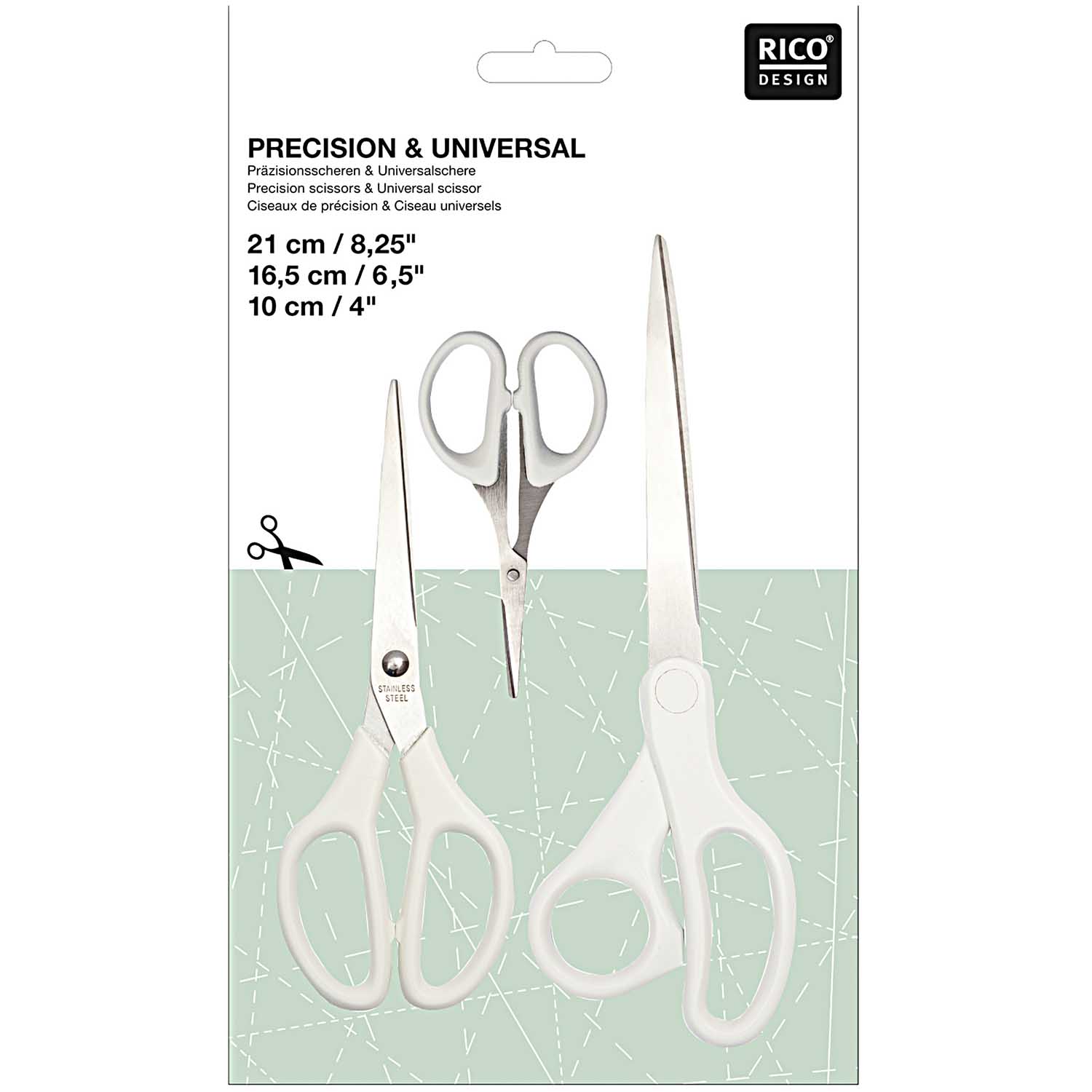 Scheren-Set Präzisionsscheren & Universalschere 3 Stück Scheren-Set Präzisionsscheren & Universalschere 3 Stück