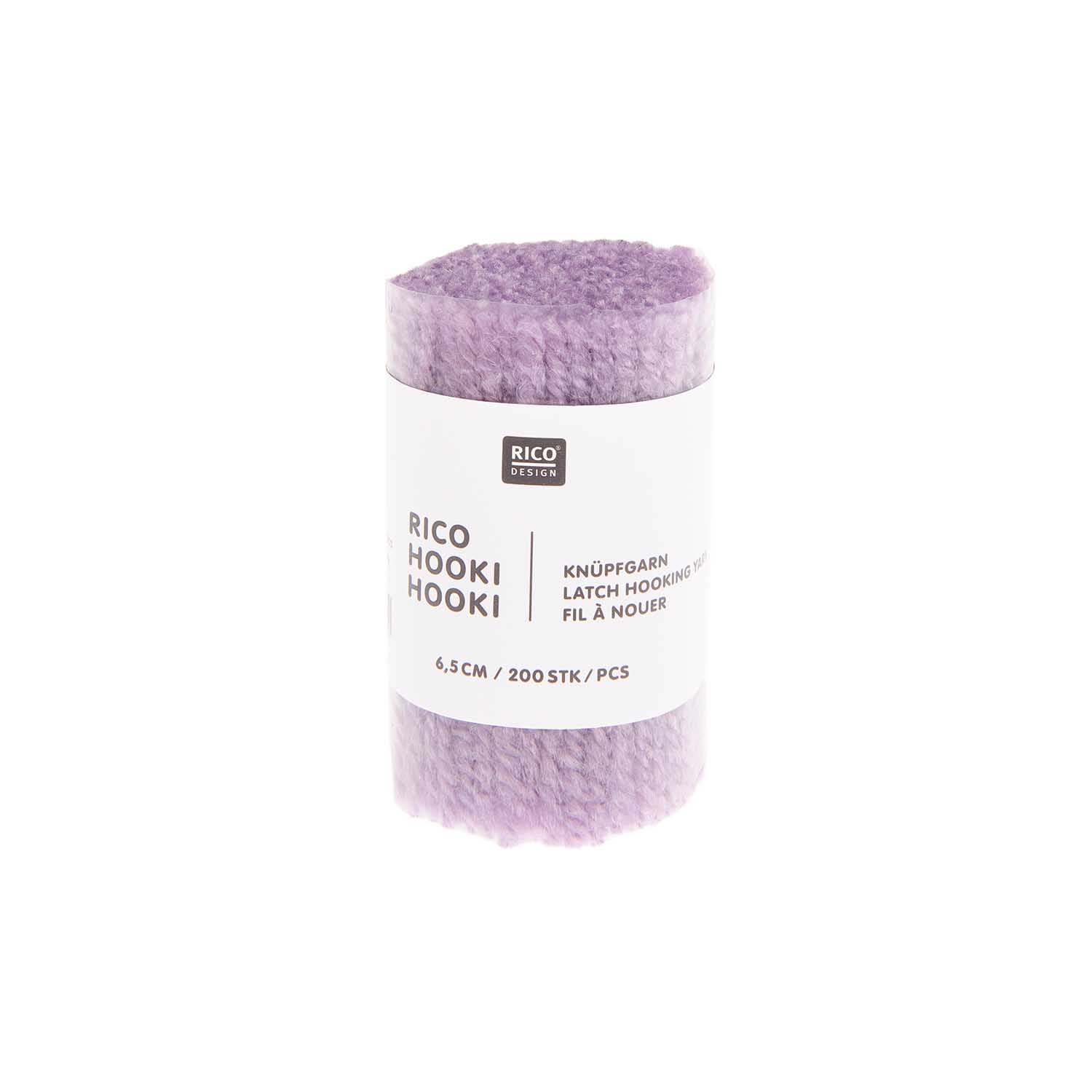 Rico Hooki Hooki Knüpfgarn 6,5cm verschiedene Farben 
