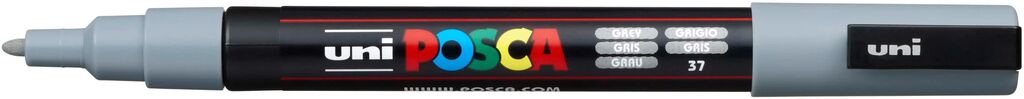UNI POSCA Marker PC-3M GRAU Rundspitze 0,9-1,3mm UNI POSCA Marker PC-3M GRAU Rundspitze 0,9-1,3mm