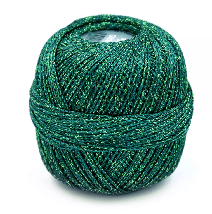 Häkelgarn Glitter uni, metallisiertes Garn 25g/110m Häkelgarn Glitter uni, metallisiertes Garn 25g/110m