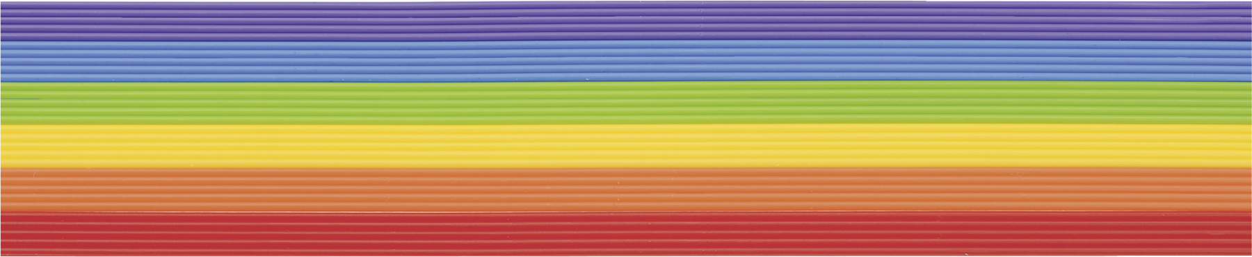 Wachsstreifen Regenbogen 200mm Set Grundfarben Ø 1mm 30 Stück/Packung