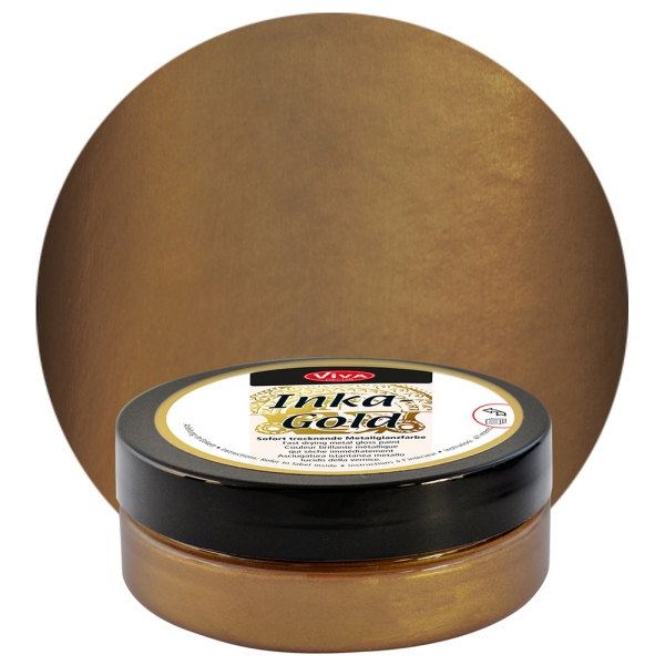 Viva Decor Inka Gold, 62,5g Dose Metallglanz Farbe 