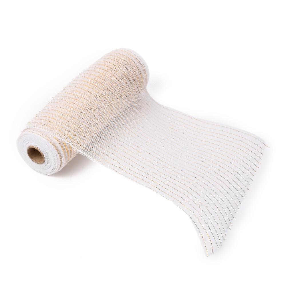 Deco Mesh  25x9,15cm/Rolle Polyester Netz