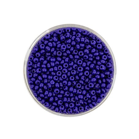 Rocailles Dunkelblau Satt 2,5 mm, 17g Seed Beads Glasperlen 