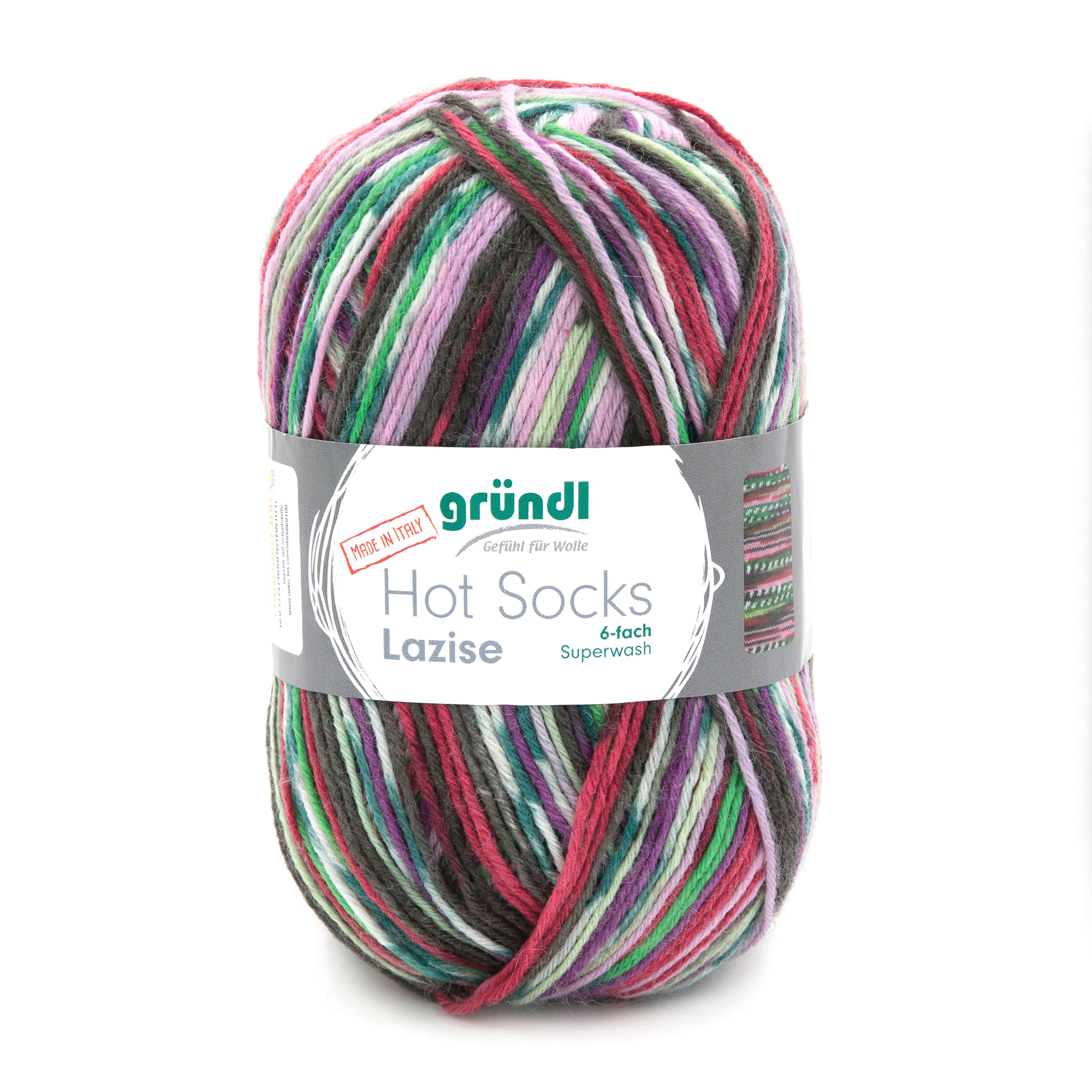 Gründl Hot Socks Lazise 6-fach superwash Gründl Hot Socks Lazise 6-fach superwash