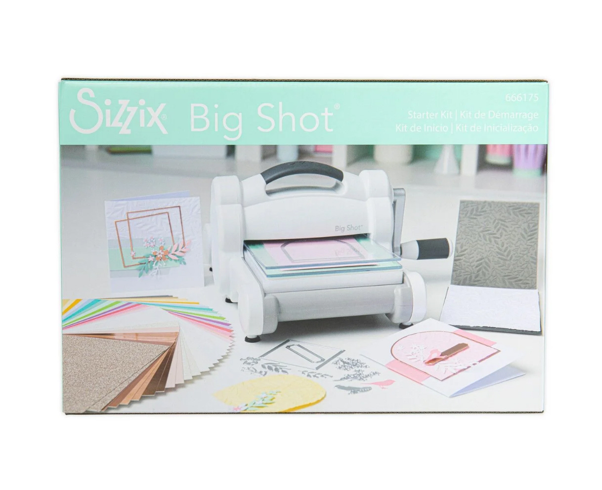 Sizzix BigShot A5 Starter Kit White Gray Sizzix BigShot A5 Starter Kit White Gray