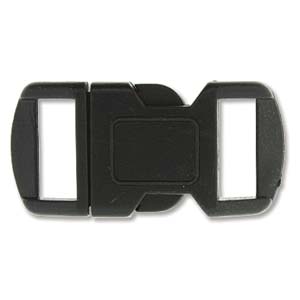 Schnappverschluss schwarz Kunststoff, 14 mm, 5 Stk. /Packung
