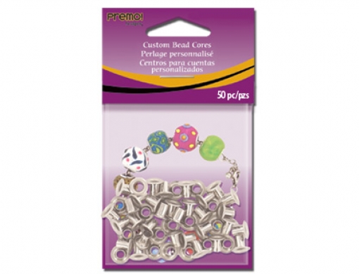 Custom Bead Cores, Metallteile für Pandoraperlen, 50 Stk./Pkg