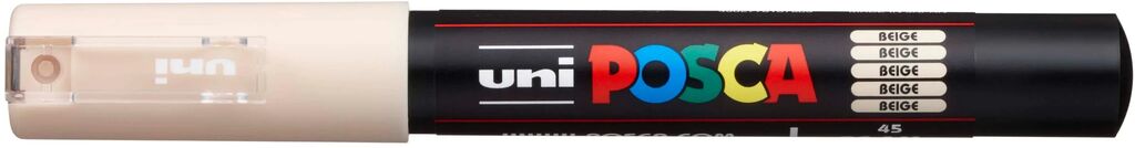 UNI POSCA Marker PC-1MC BEIGE extra feine Spitze 0,7 - 1 mm UNI POSCA Marker PC-1MC BEIGE extra feine Spitze 0,7 - 1 mm