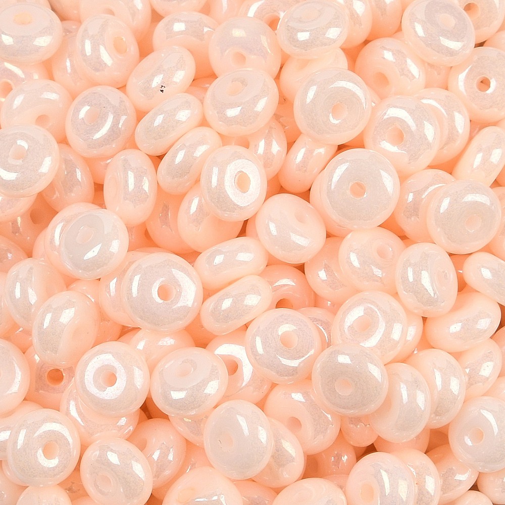 Glasperlen Donut pearl peachpuff