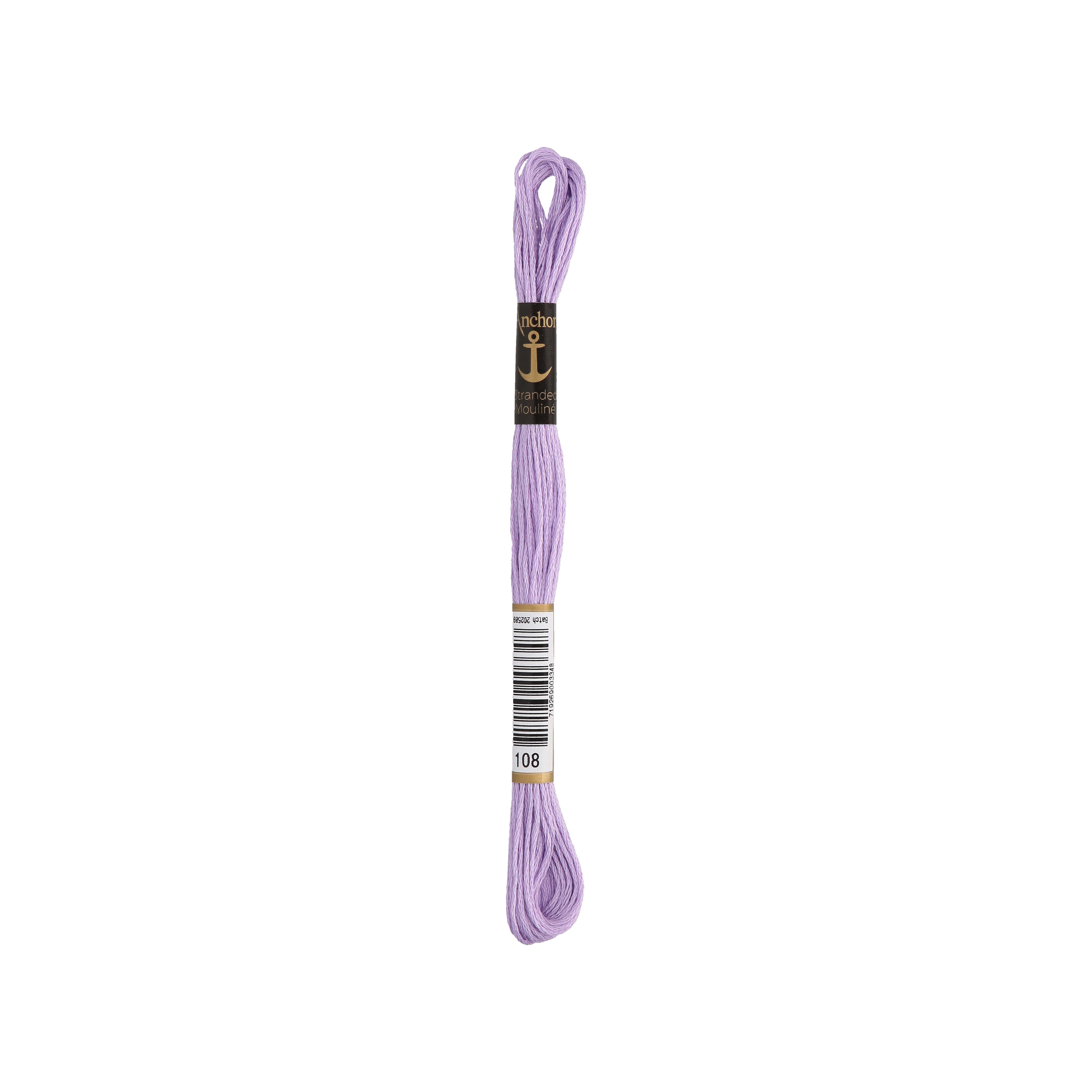 Anchor -Stranded Mouliné-Garn FLIEDER Sticktwist 6-fädig 100% Baumwolle 8m Anchor -Stranded Mouliné-Garn FLIEDER Sticktwist 6-fädig 100% Baumwolle 8m