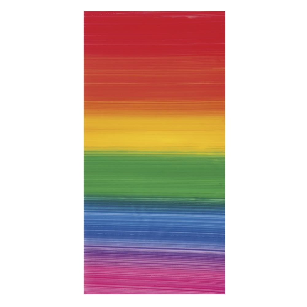Wachsfolie-Regenbogen 20x10cm Querstreifen 1 Stück Wachsfolie-Regenbogen 20x10cm Querstreifen 1 Stück