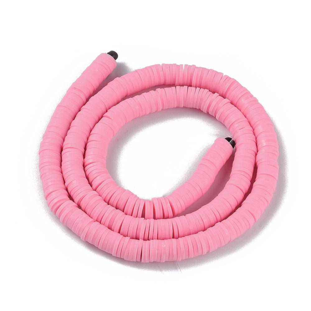 Heishi-Perlen Polymerclay Perlenscheiben 4x1mm 380-400Stk/Strang Heishi-Perlen Polymerclay Perlenscheiben 4x1mm 380-400Stk/Strang