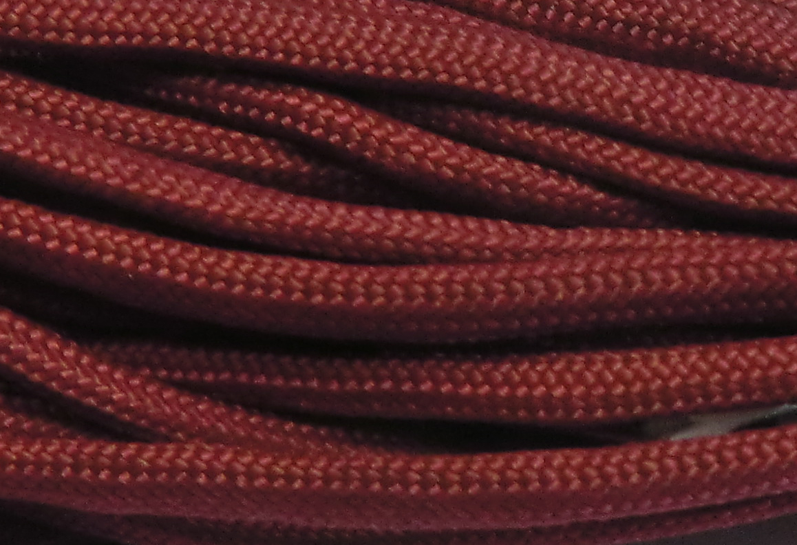 Paracord 4 mm, bordeaux, 6,4m/Bündel