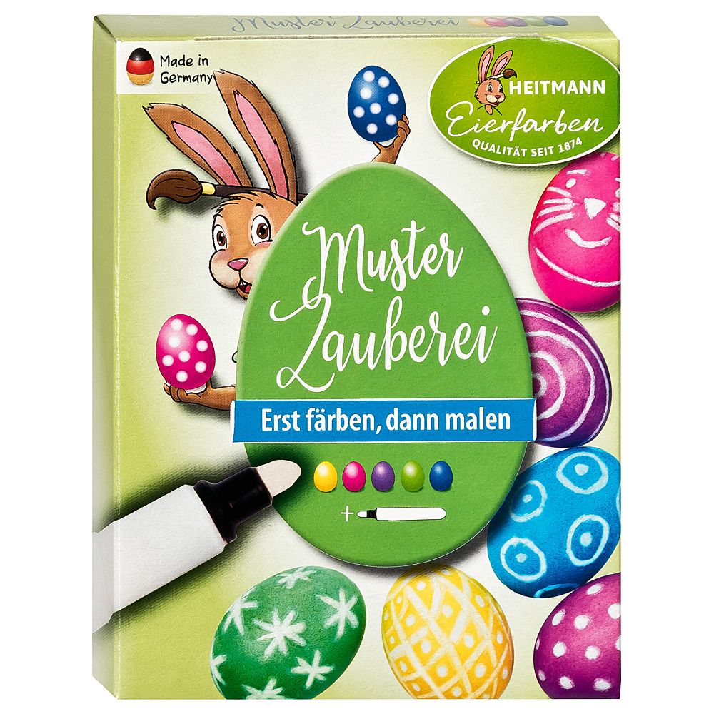 Heitmann Muster-Zauberei Eierfärbe-Set