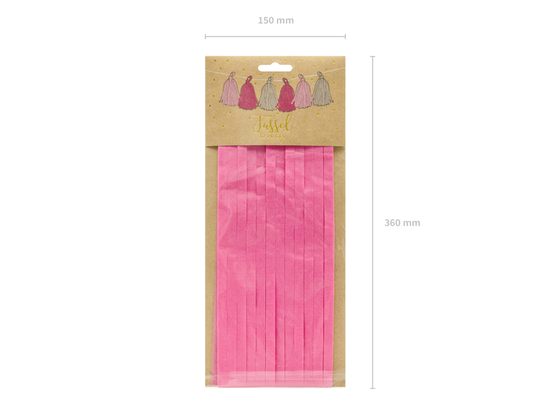 Tassel Garland Quasten Girlande 12 Stück Fransen Girlande Seidenpapier