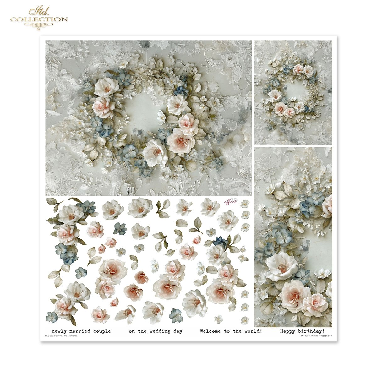 Scrapbooking Papierset Celebrate the Moments Blumen 3D Effekt 11 Bögen FSC Recycled 200g/m² Scrapbooking Papierset Celebrate the Moments Blumen 3D Effekt 11 Bögen FSC Recycled 200g/m²