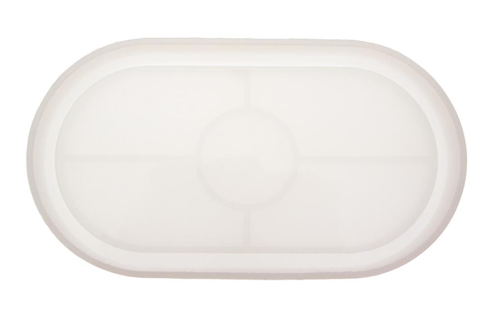 Silikonform Untersetzer oval 18x9,5x1,6cm