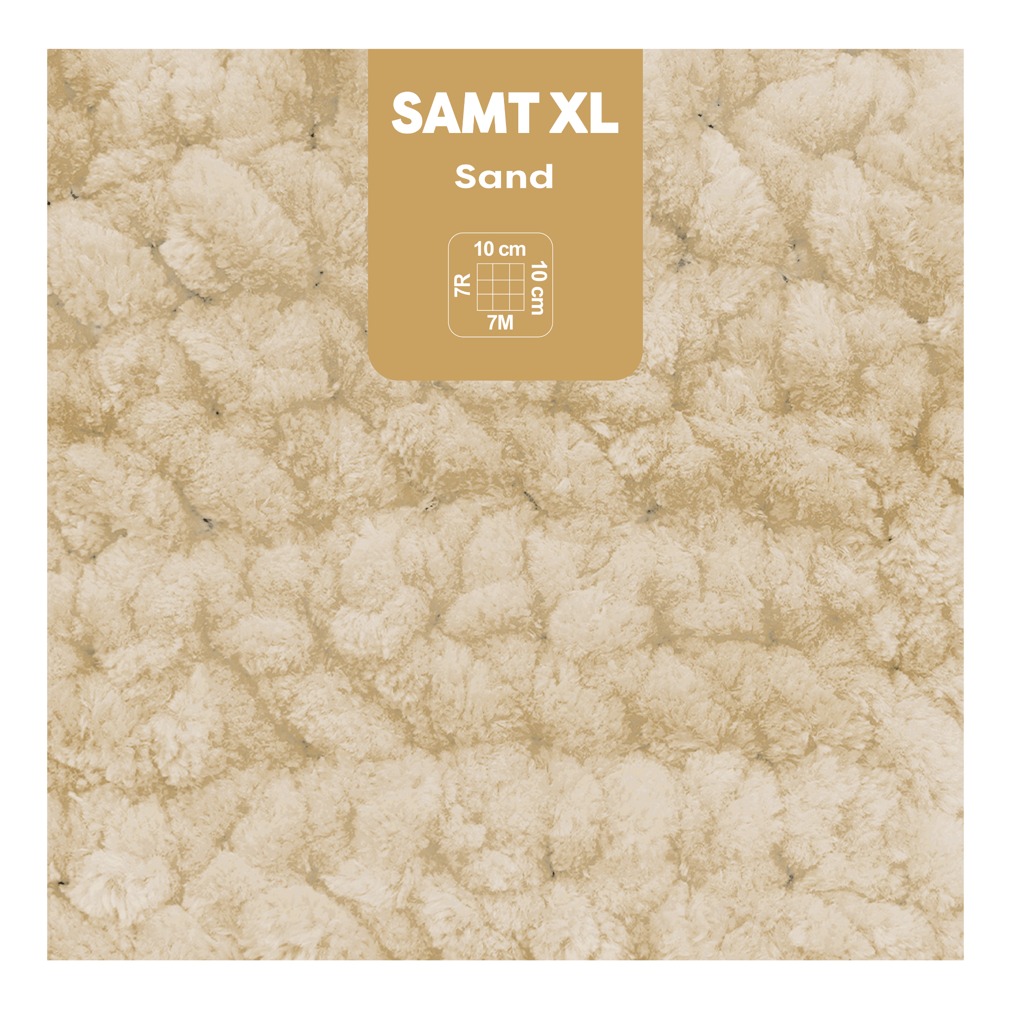 Samt XL sand