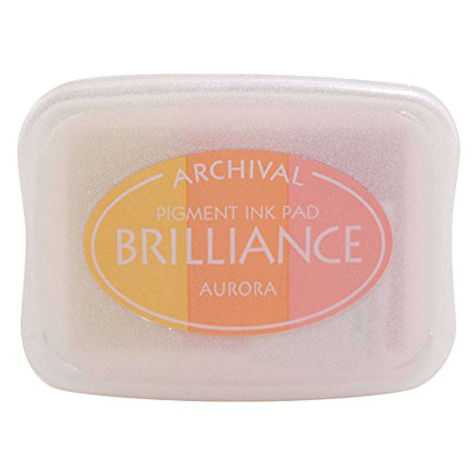 Archival Stempelkissen Aurora Brilliance Ink Pad Pigment Stamp Pad Tsukineko Pearlescent 9,5x6,5cm