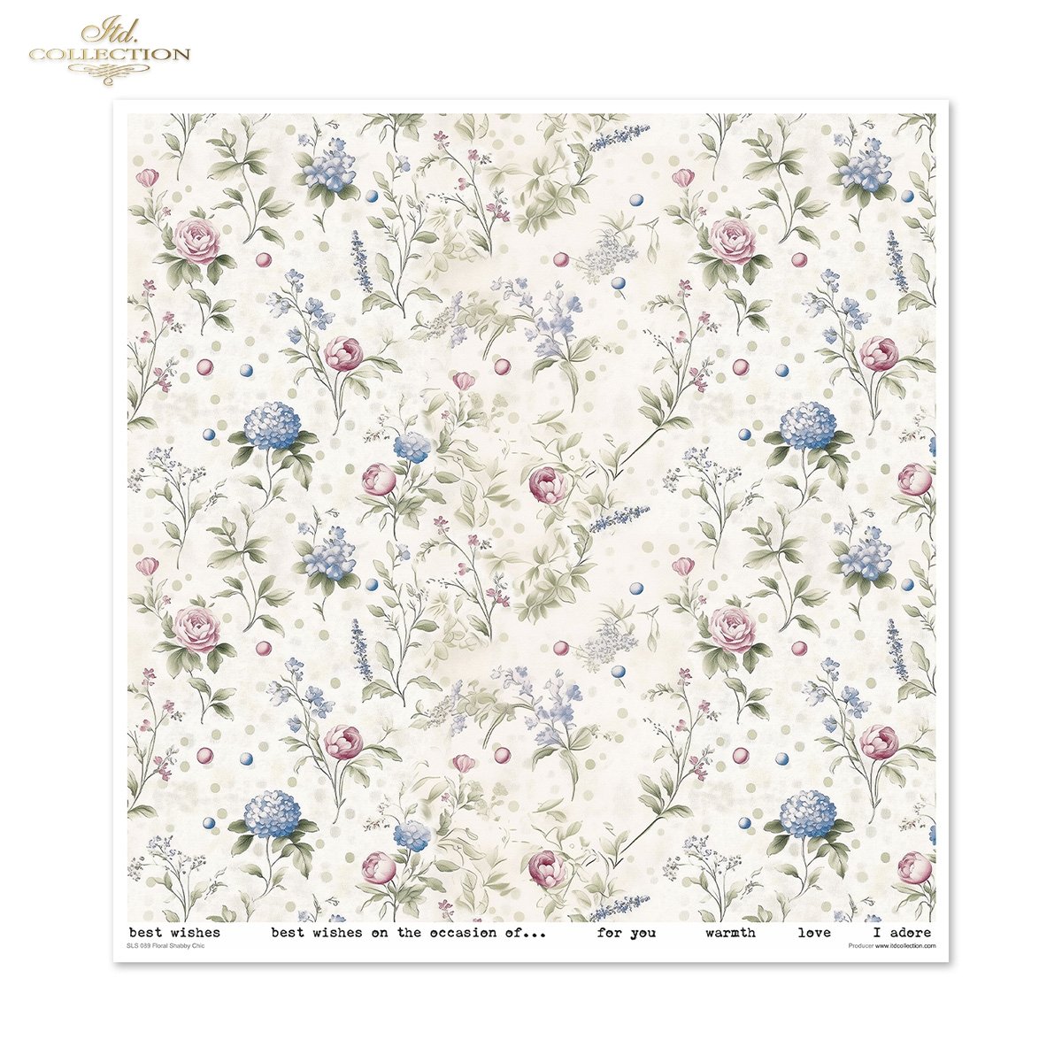 Floral Shabby Chic Scrapbooking Papier-Set 200 g/m2 310x320 mm 11 Bögen Floral Shabby Chic Scrapbooking Papier-Set 200 g/m2 310x320 mm 11 Bögen