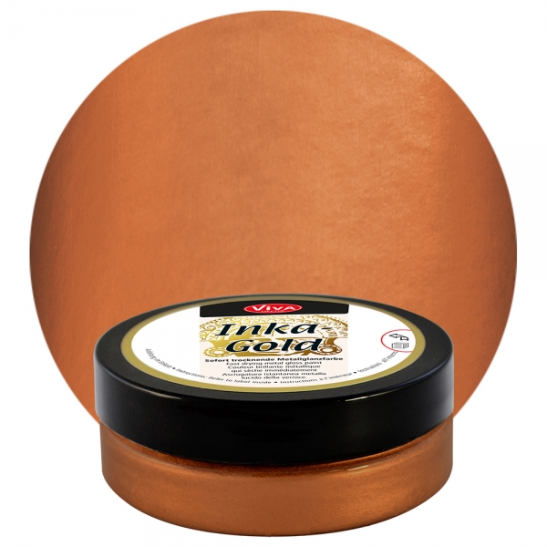 Viva Decor Inka Gold, 62,5g Dose Metallglanz Farbe 