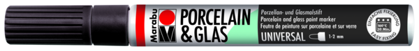 Marabu Porcelain & Glas Painter 1-2 mm Spitze Porzellanfarbe