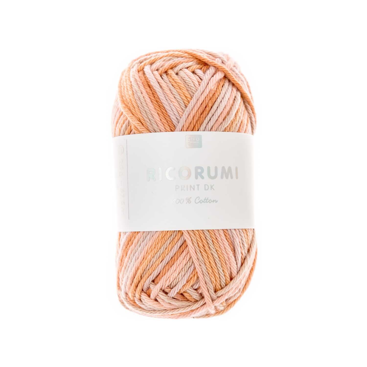 Creative Ricorumi Print LACHS MIX dk 100% Baumwolle 25g 60m Creative Ricorumi Print LACHS MIX dk 100% Baumwolle 25g 60m