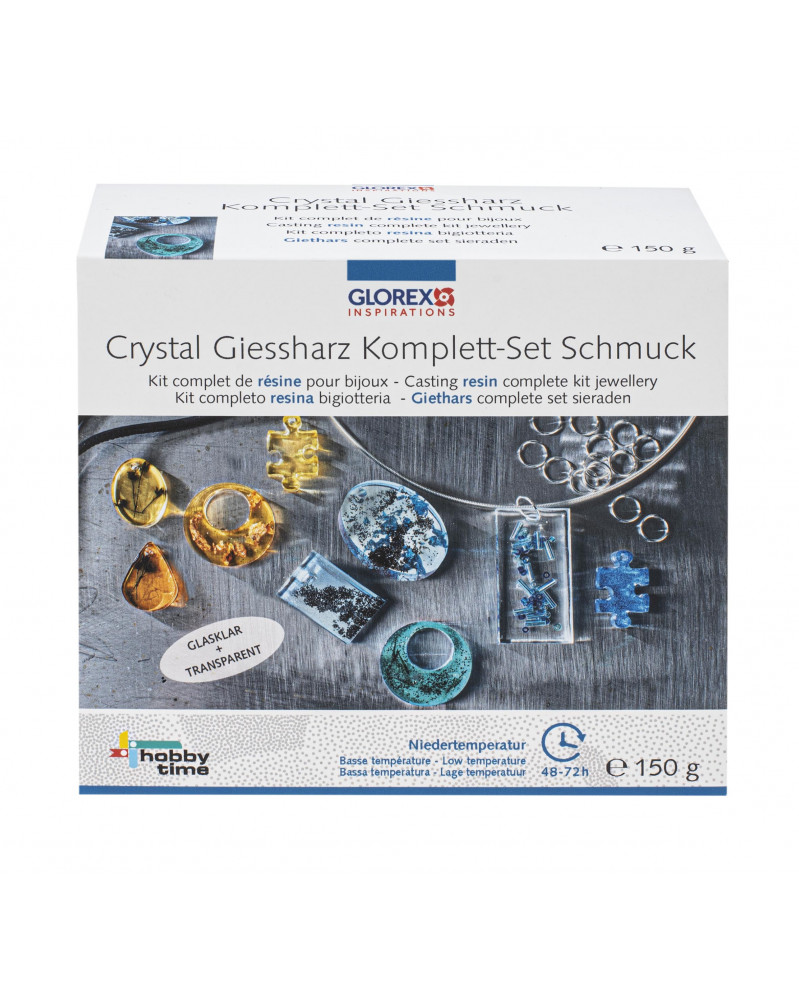 Crystal-Giessharz Starter-Set Niedertemperatur 150g