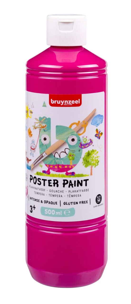 Bruynzeel Gouache Plakatfarbe ROSA 500ml Bruynzeel Gouache Plakatfarbe ROSA 500ml