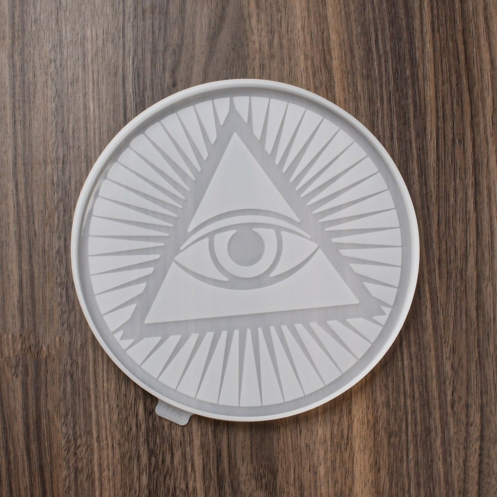 Silikonform Auge der Vorsehung/Allsehendes Auge rund 180x9mm Silikonform Auge der Vorsehung/Allsehendes Auge rund 180x9mm