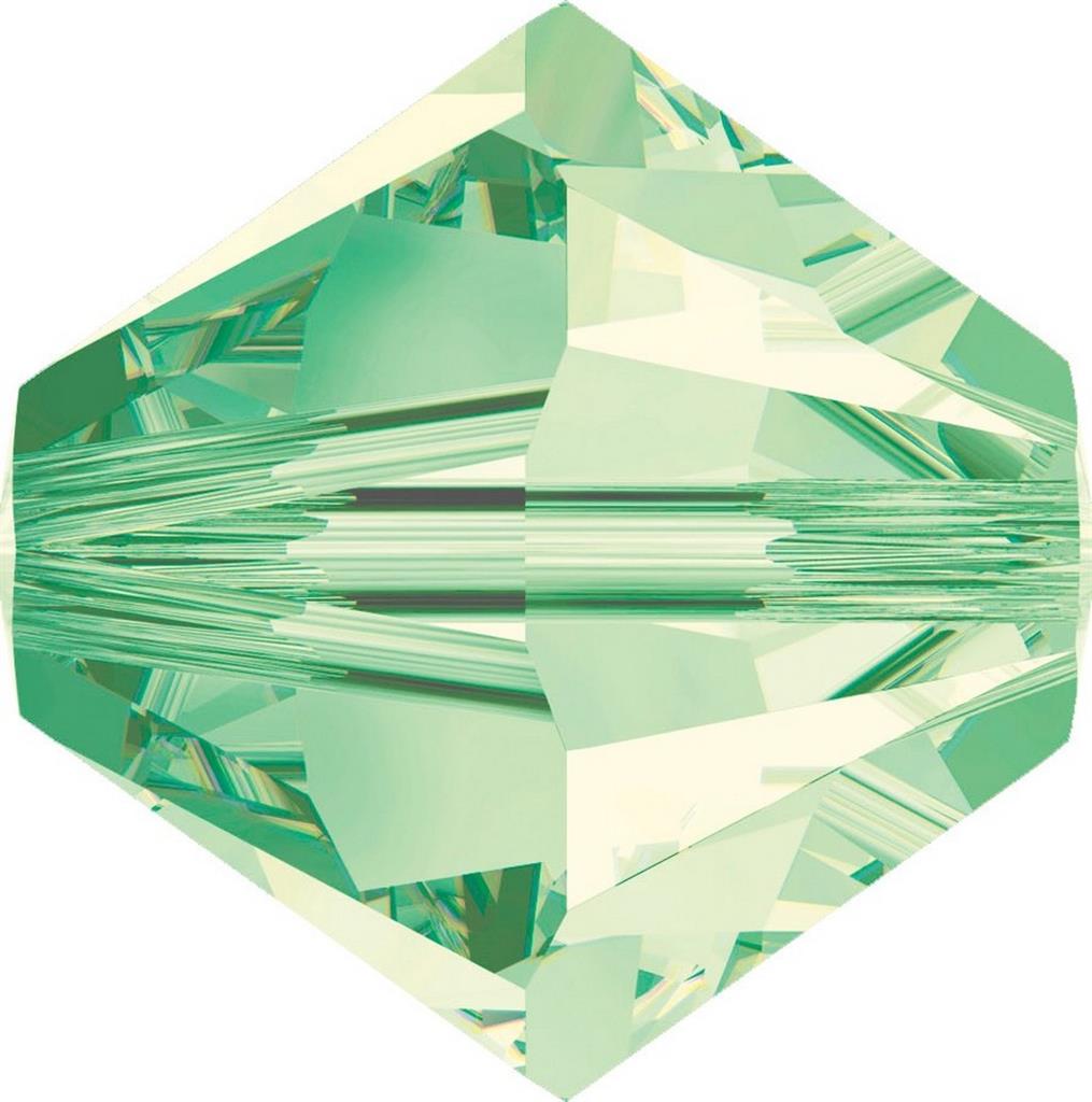 Swarovski Bicone 6mm chrysolite, 50Stk/Dose
