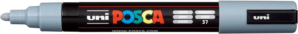 UNI POSCA Marker PC-5MC GRAU mittelfeine Spitze 1,8 - 2,5mm UNI POSCA Marker PC-5MC GRAU mittelfeine Spitze 1,8 - 2,5mm