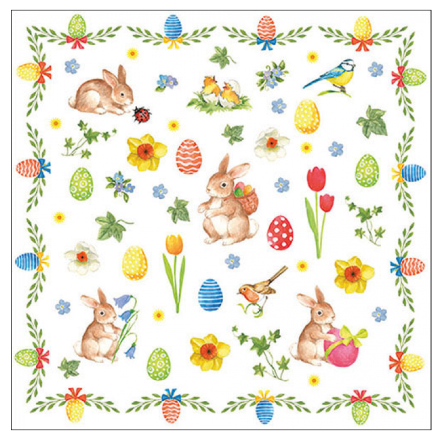 Ambiente Servietten Easter Collage 33x33cm 20 Stück/Packung 
