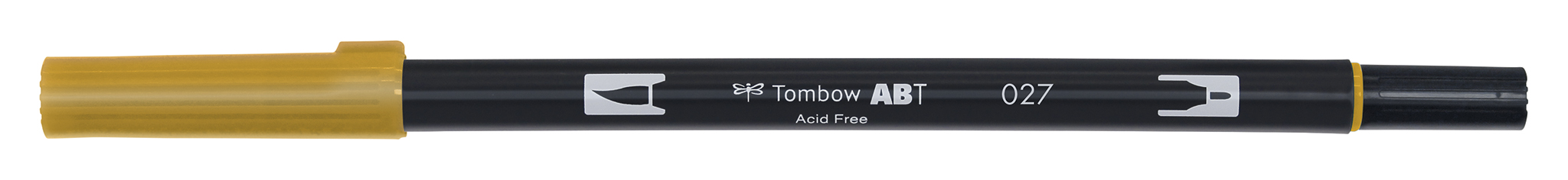 Tombow Art Brush Pen, dark ochre