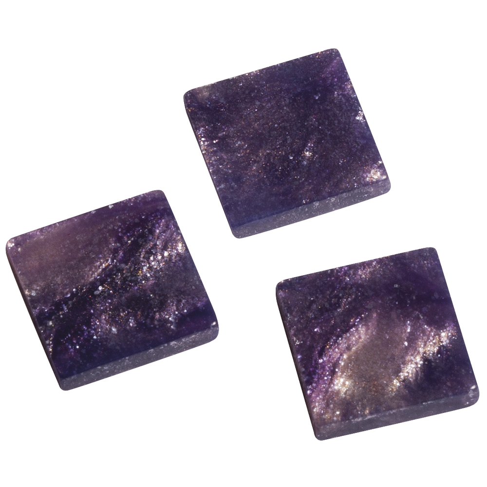 Acrylmosaik marmoriert purple velvet, 1x1cm, 50g/ca. 205 Stück Acryl-Mosaik