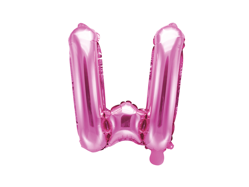 Foil Balloons Folienballone Alphabet ABC Buchstaben Zahlen  pink 14" 35cm