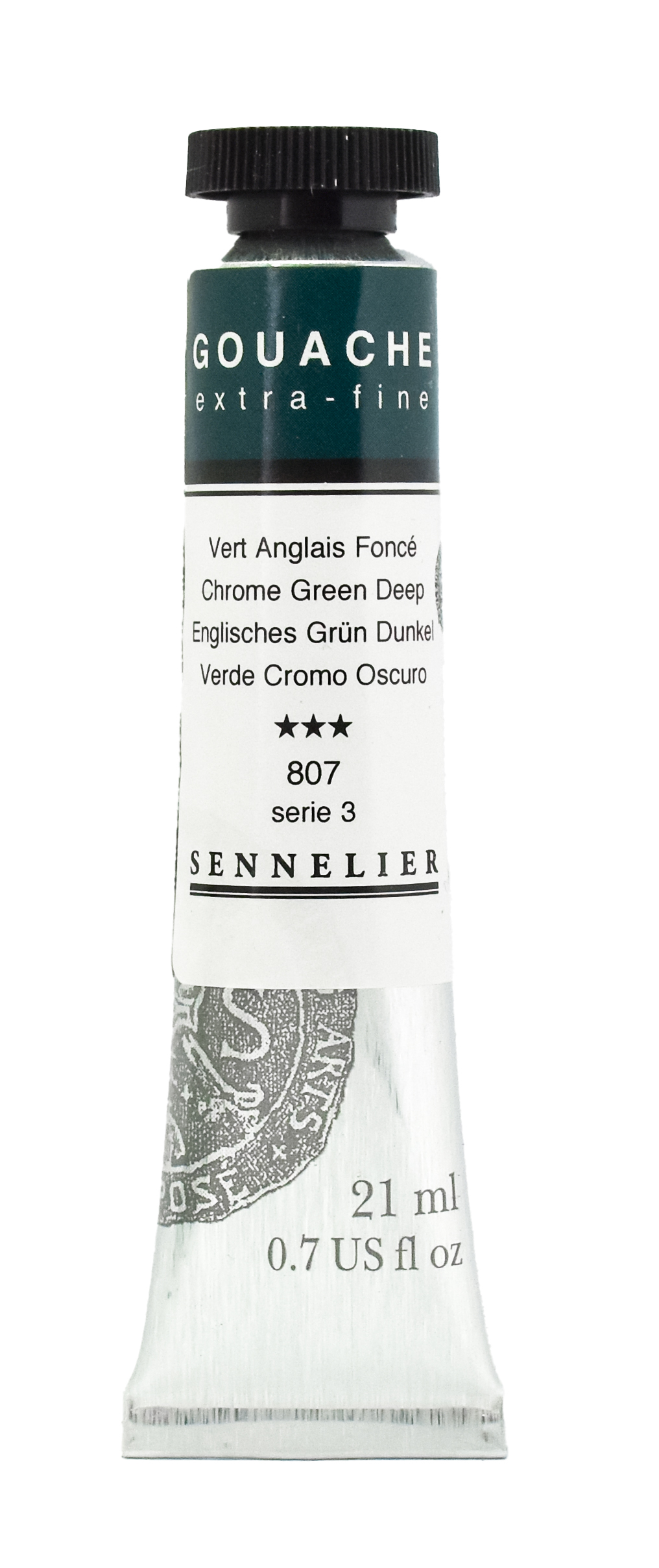 Sennelier Gouache Extra Fine ENGLISCHES GRÜN DUNKEL Künstler-Gouache hochpigmentierte Deckfarbe 21ml