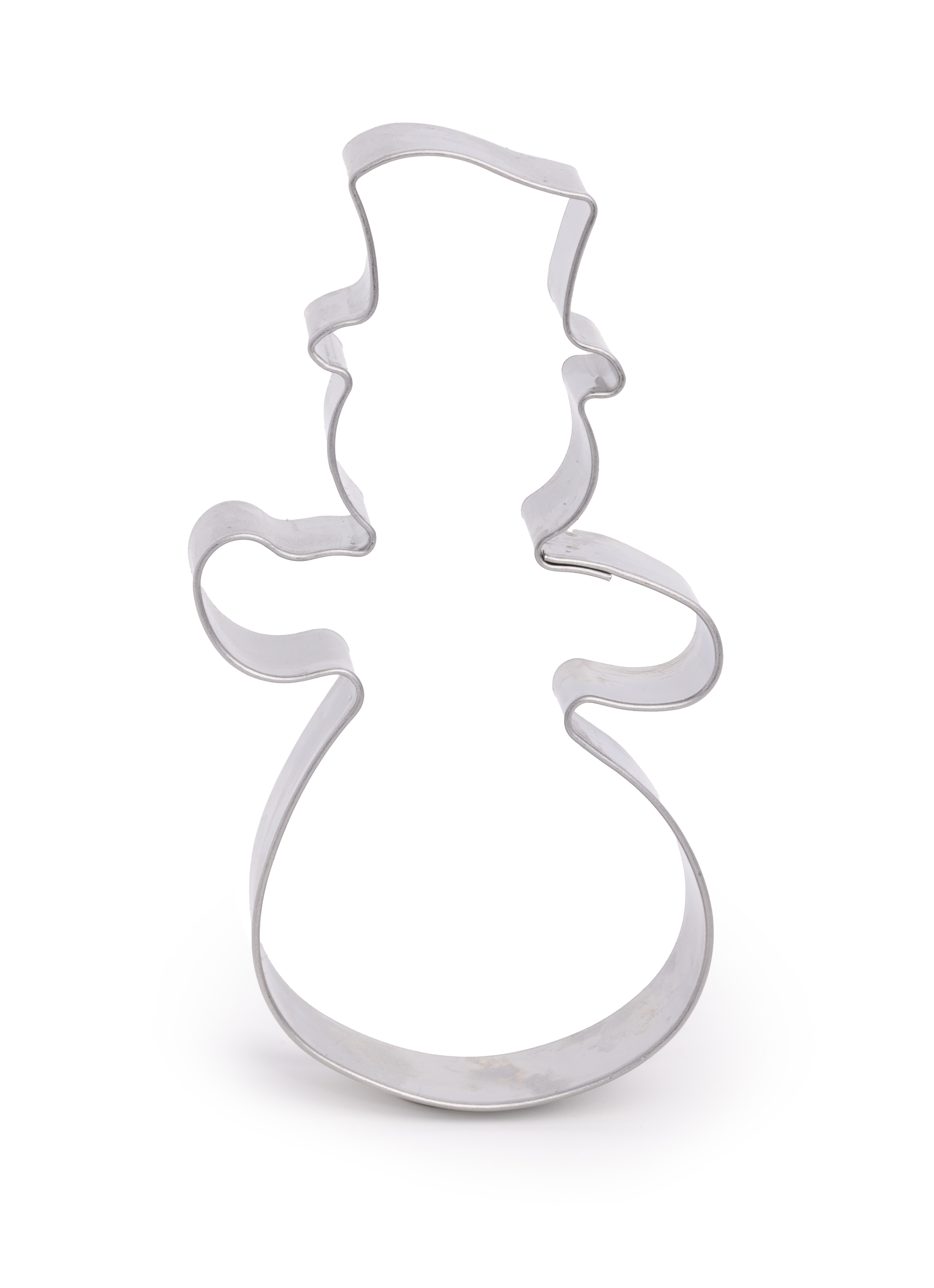 Schneemann Ausstecher aus Weißblech 100x63mm Schneemann Ausstecher aus Weißblech 100x63mm