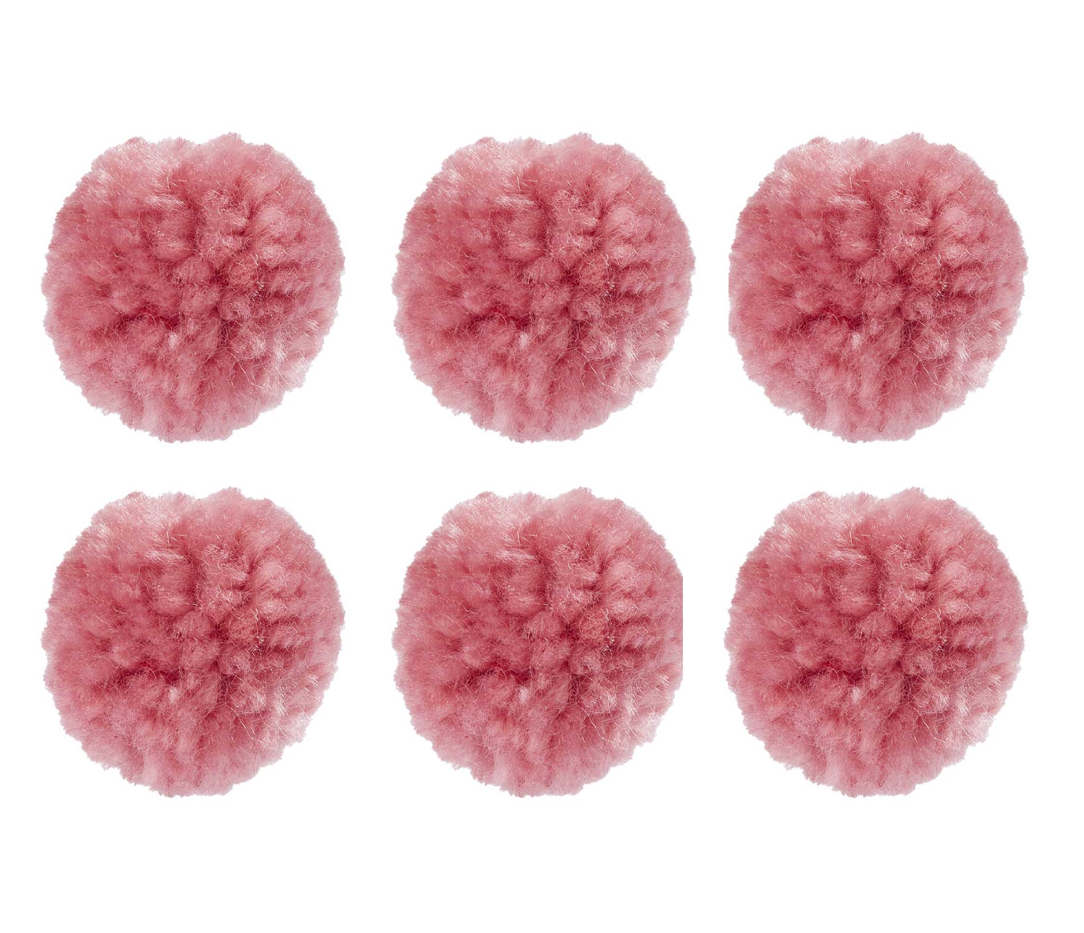 Woll-Pompons Pom Pom 30mm 6 Stück 