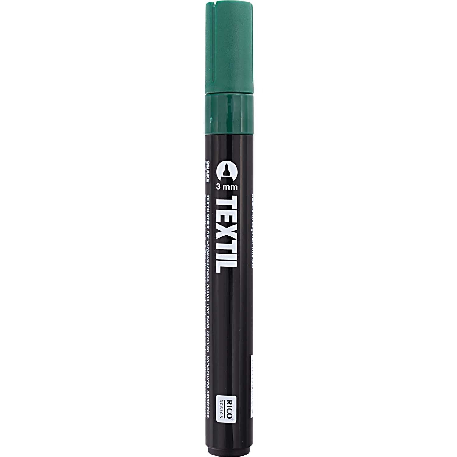 Rico Design Textilmarker 3mm dunkle Stoffe Einzelstifte Rico Design Textilmarker 3mm dunkle Stoffe Einzelstifte