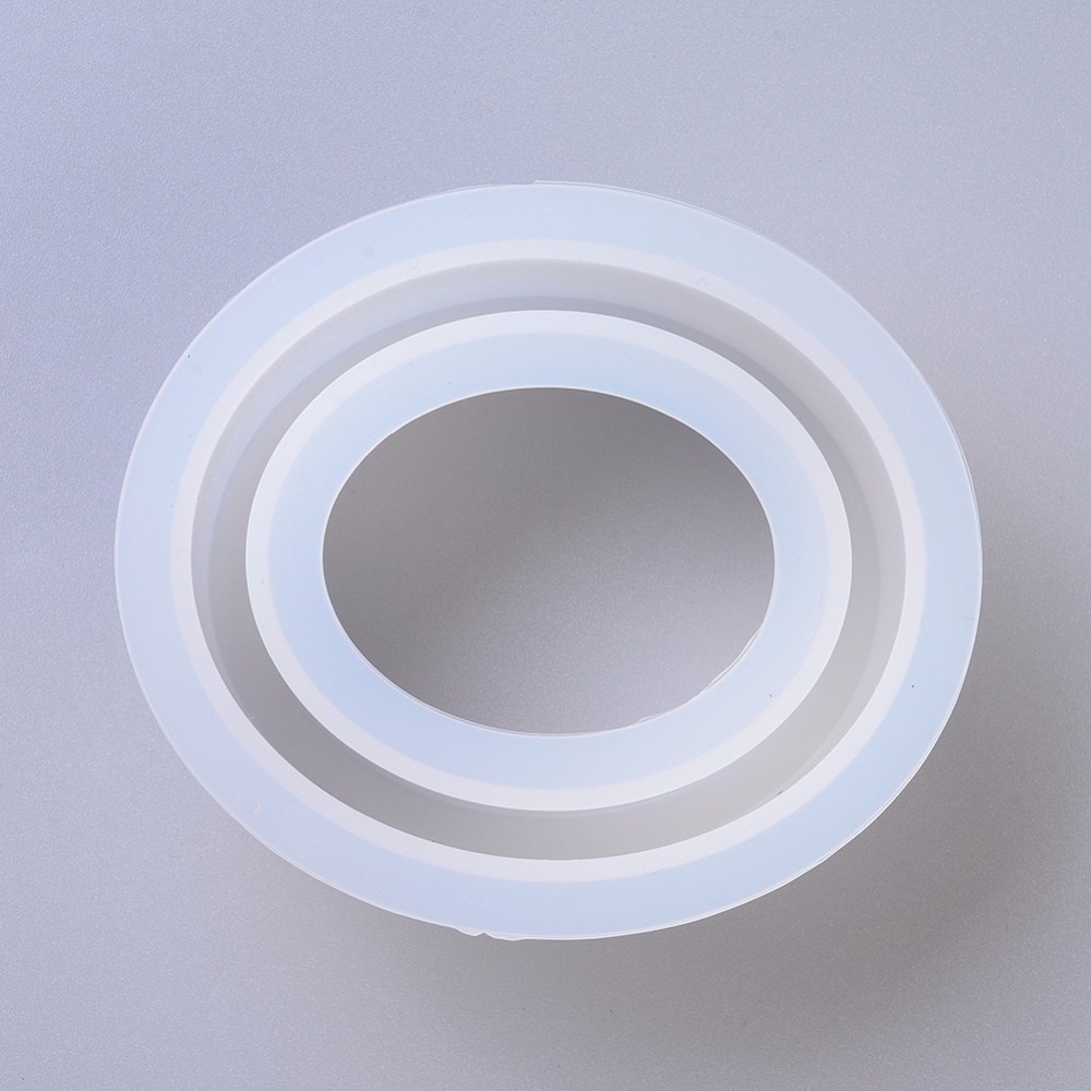 Silikonform Armreif oval DIY Casting Mould 85x96x37mm