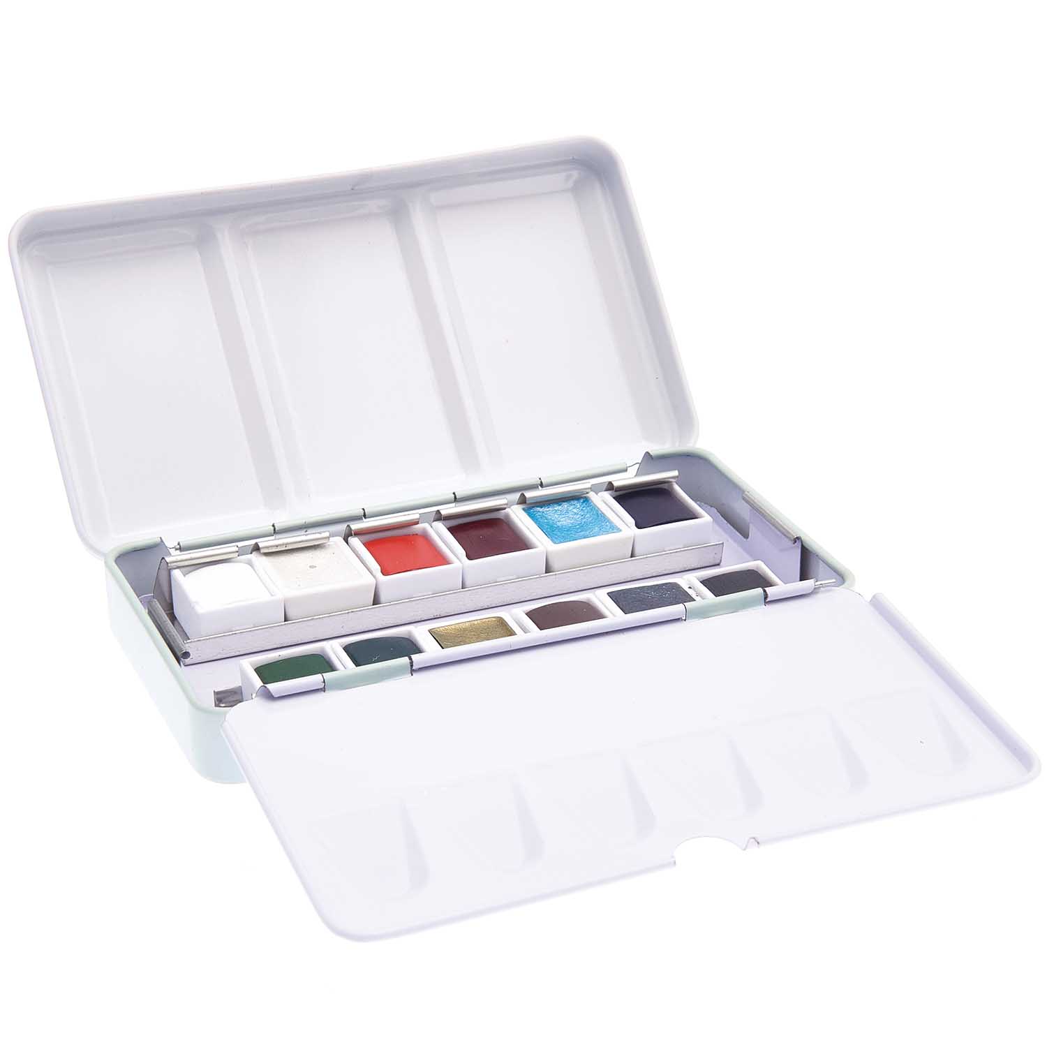 Aquarellfarb-Kasten Art Essentials Icy Colours 12x½ Näpfchen Rico Design Aquarellfarb-Kasten Art Essentials Icy Colours 12x½ Näpfchen Rico Design